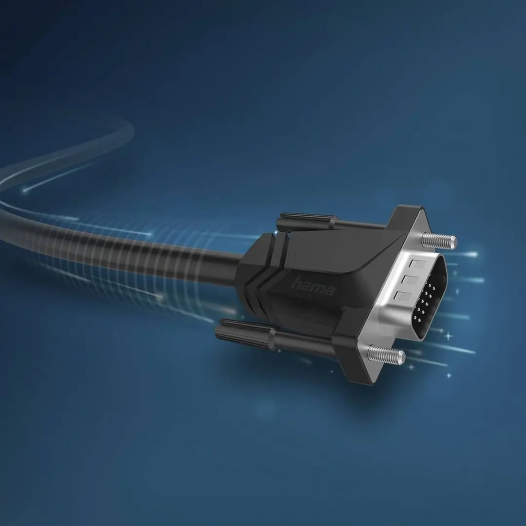 Hama VGA-kabel Full-HD 1,5m - Zwart