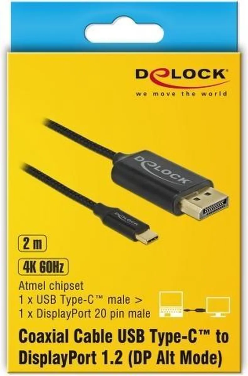 Delock USB-C naar HDMI Kabel 84904 - 1m - 4K 60Hz