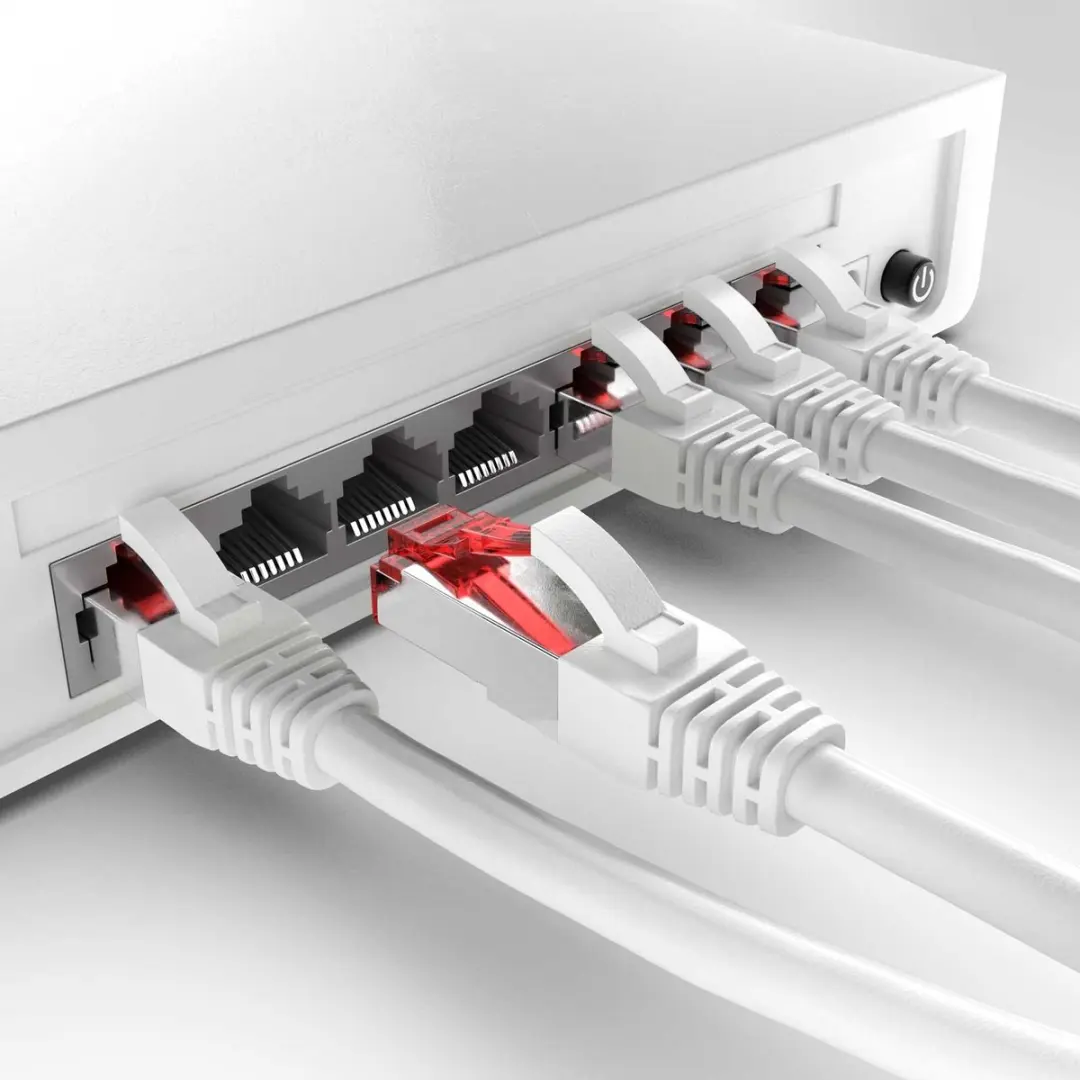Goobay 93217 Cat 6 UTP-kabel RJ45 0,25m - Wit