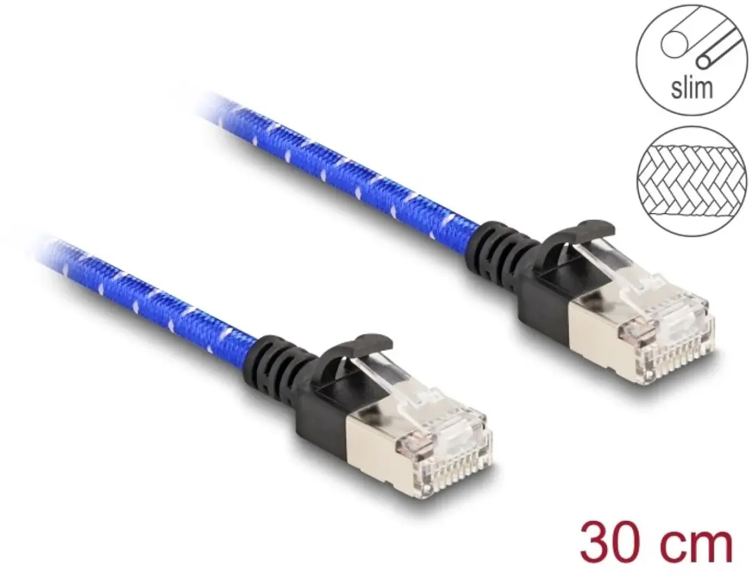 Delock Cat.6A U/FTP RJ45 Kabel 0,3m