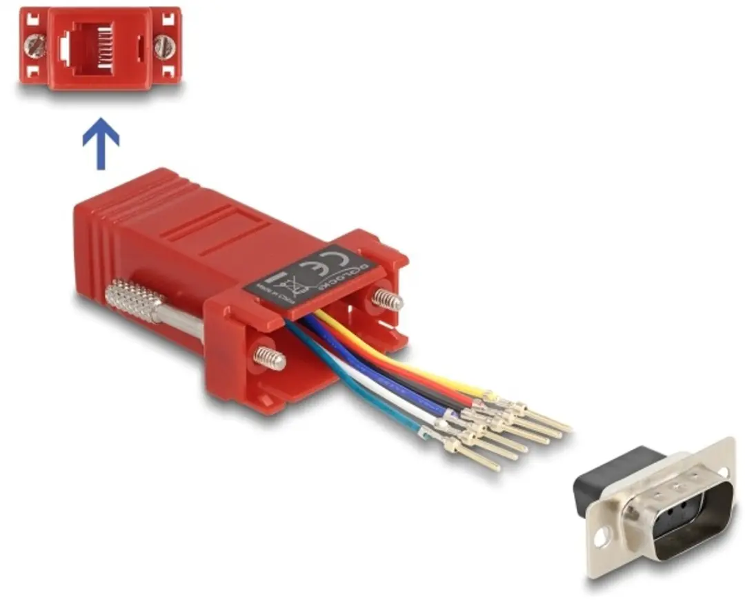 Delock D-Sub 9 naar RJ12 Adapter