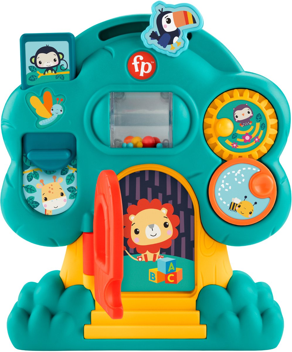 Fisher-Price Animal Friends Discovery Treehouse, 0,5 jaar, Geluid, Kunststof, Meerkleurig