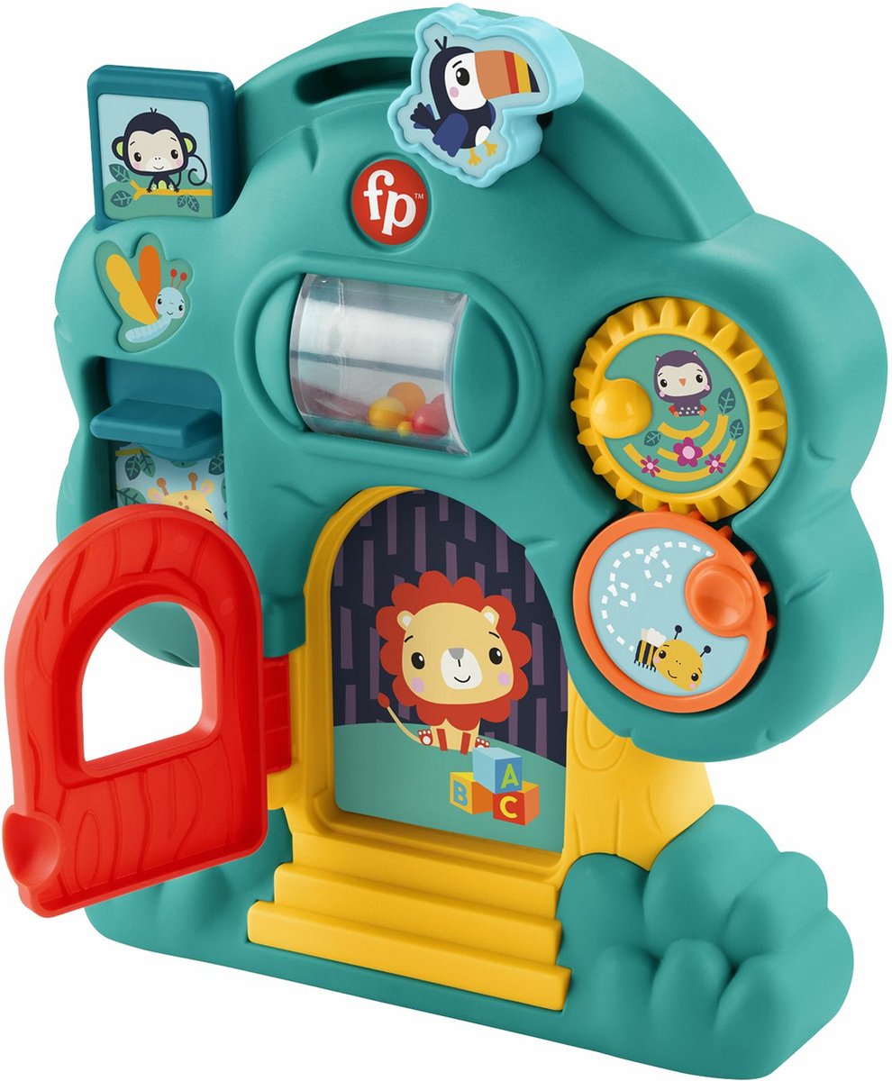 Fisher-Price Animal Friends Discovery Treehouse, 0,5 jaar, Geluid, Kunststof, Meerkleurig