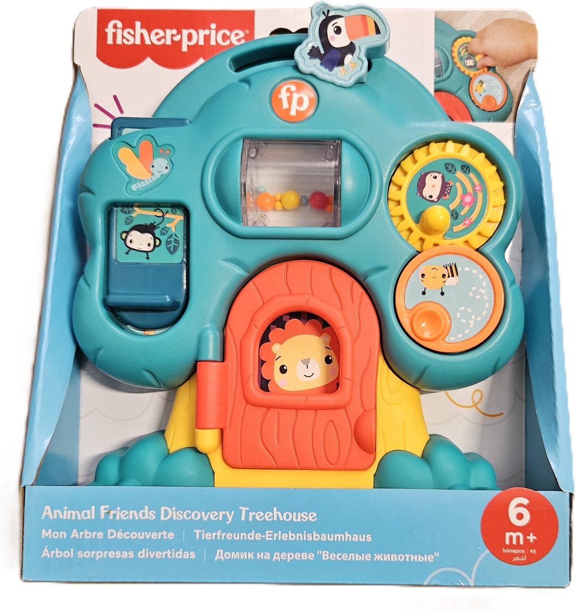 Fisher-Price Animal Friends Discovery Treehouse, 0,5 jaar, Geluid, Kunststof, Meerkleurig