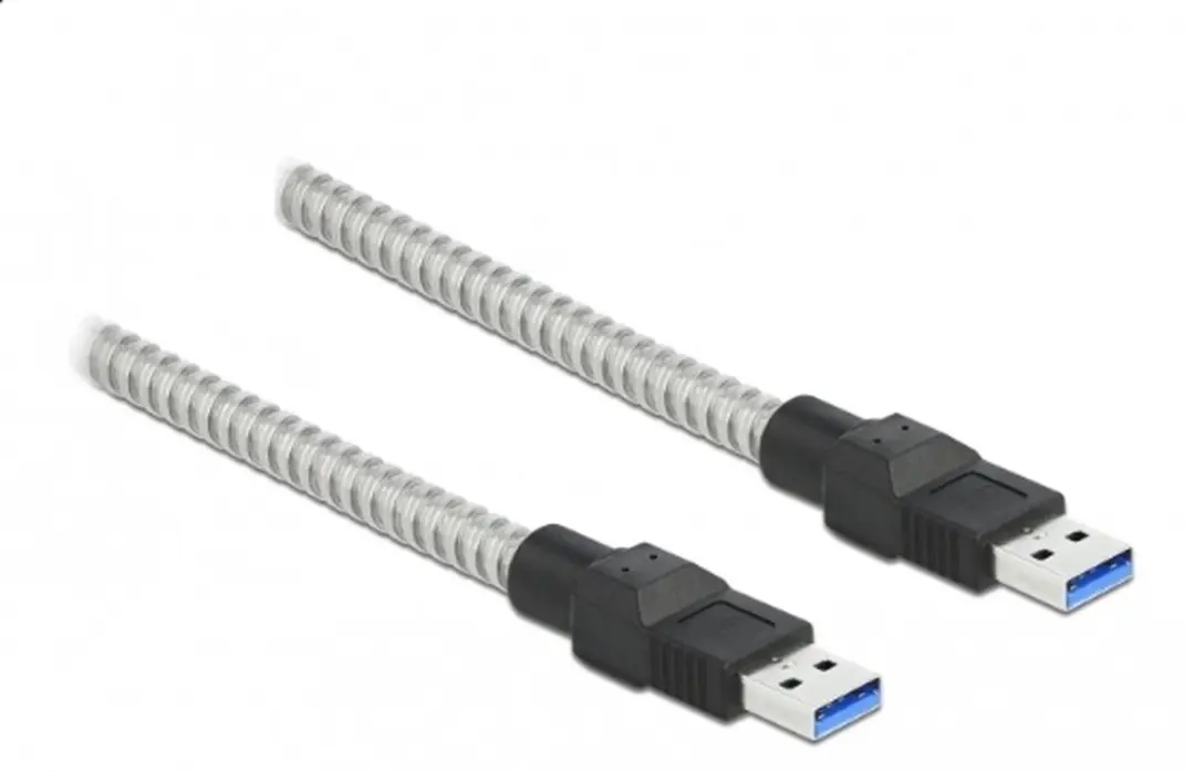 Delock USB naar USB Kabel 3.0 - 1m - Zilver