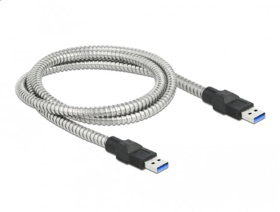 Delock USB naar USB Kabel 3.0 - 1m - Zilver
