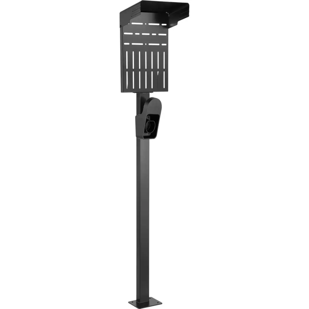InLine Universele Wallbox Montagepaal Type 2 - Zwart