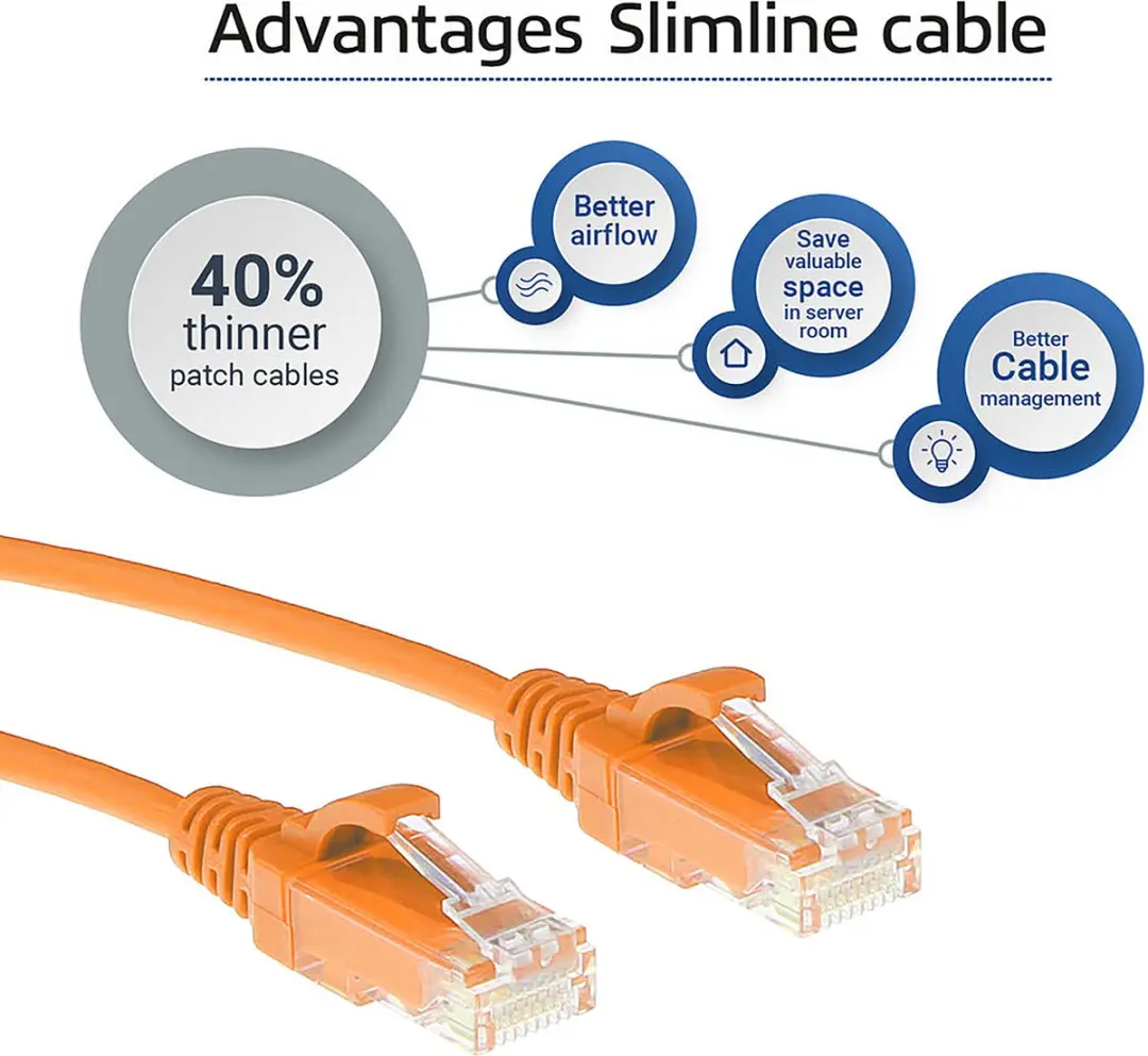 ACT DC9130 CAT6 Patchkabel 0,15m - Bruin