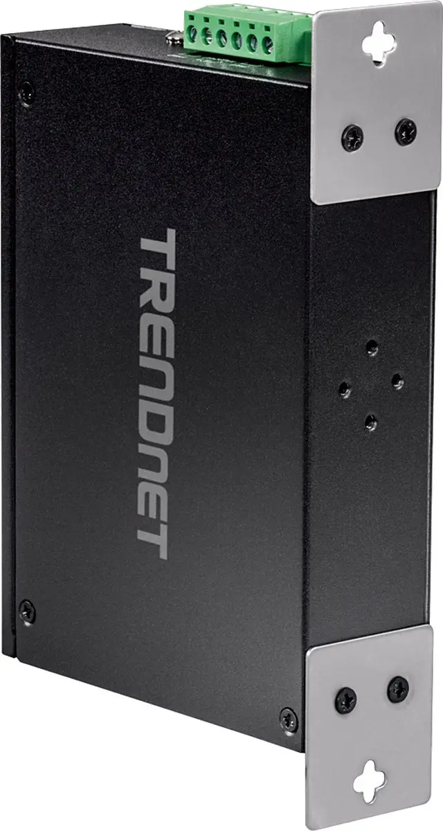 Trendnet TI-PE80 Industriële PoE+ Switch 8-poorts - Zwart