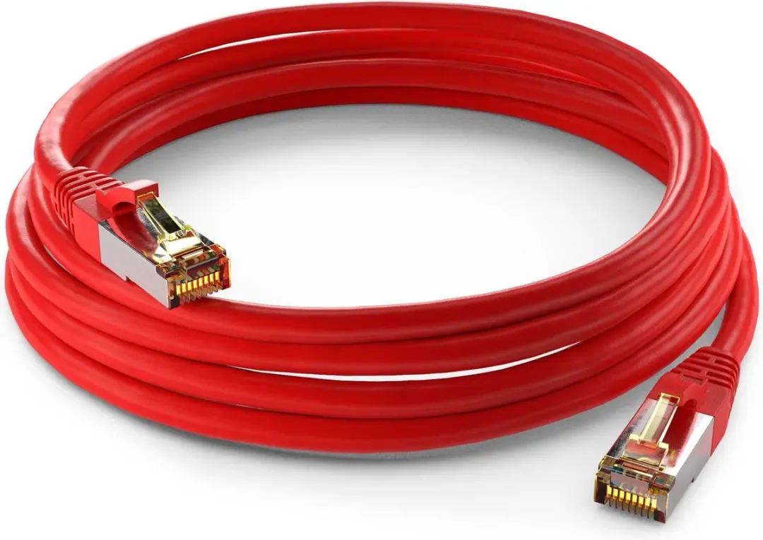 Goobay CAT 6A Netwerkkabel S/FTP 95606 - Rood