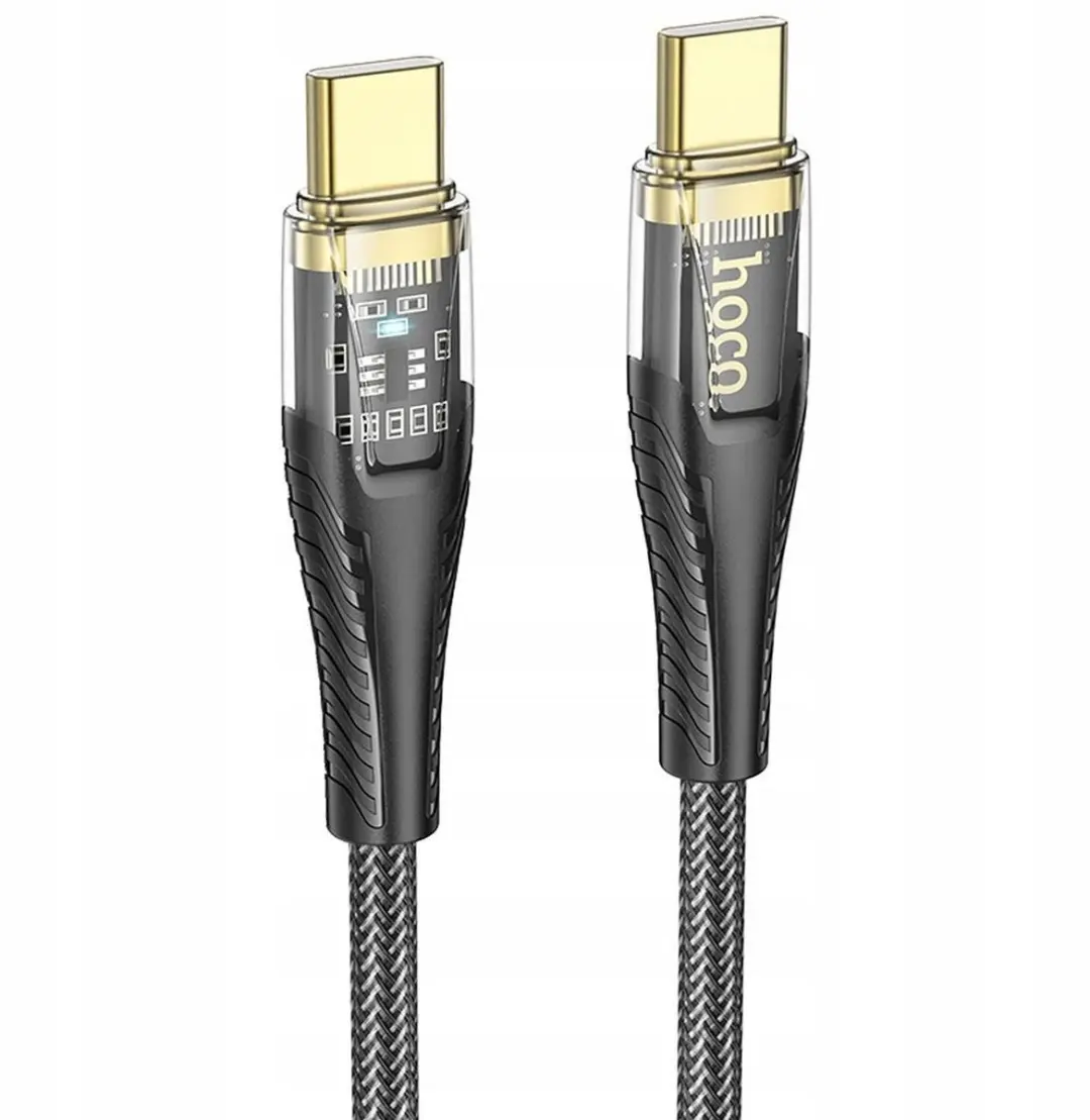 Hoco U121 USB-C Kabel 60W 1.2m - Zwart