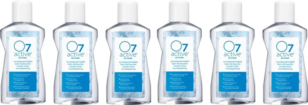 O7 Active Mondspoelmiddel 500ml - 6 Stuks