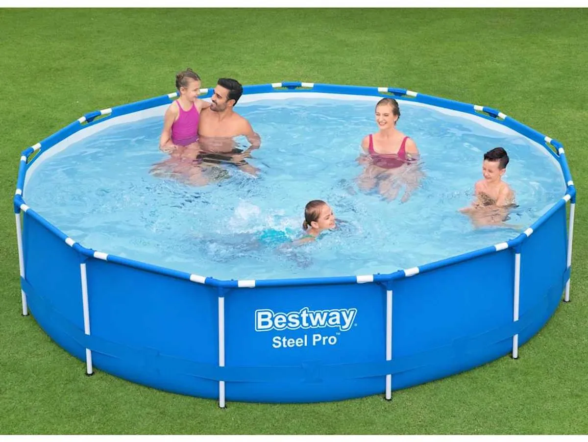 Bestway Steel Pro Zwembad 396x84cm - 8680L - Blauw
