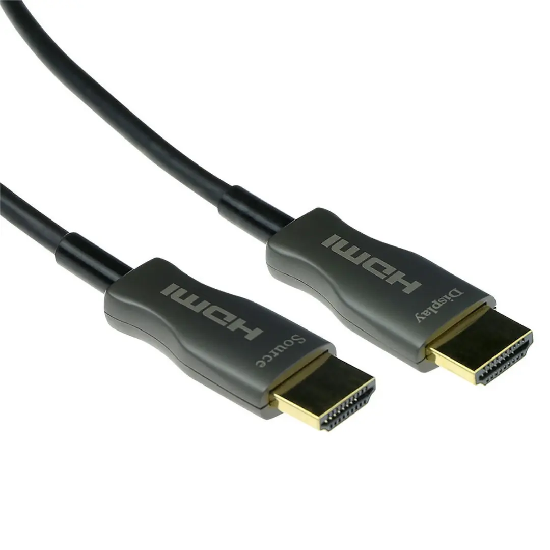 ACT HDMI Glasvezelkabel AK4124 30m - 8K@60Hz - Zwart