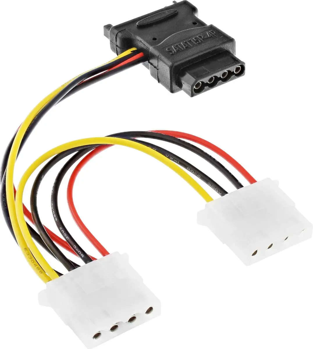 InLine SATA naar 3x Molex Adapter 15cm