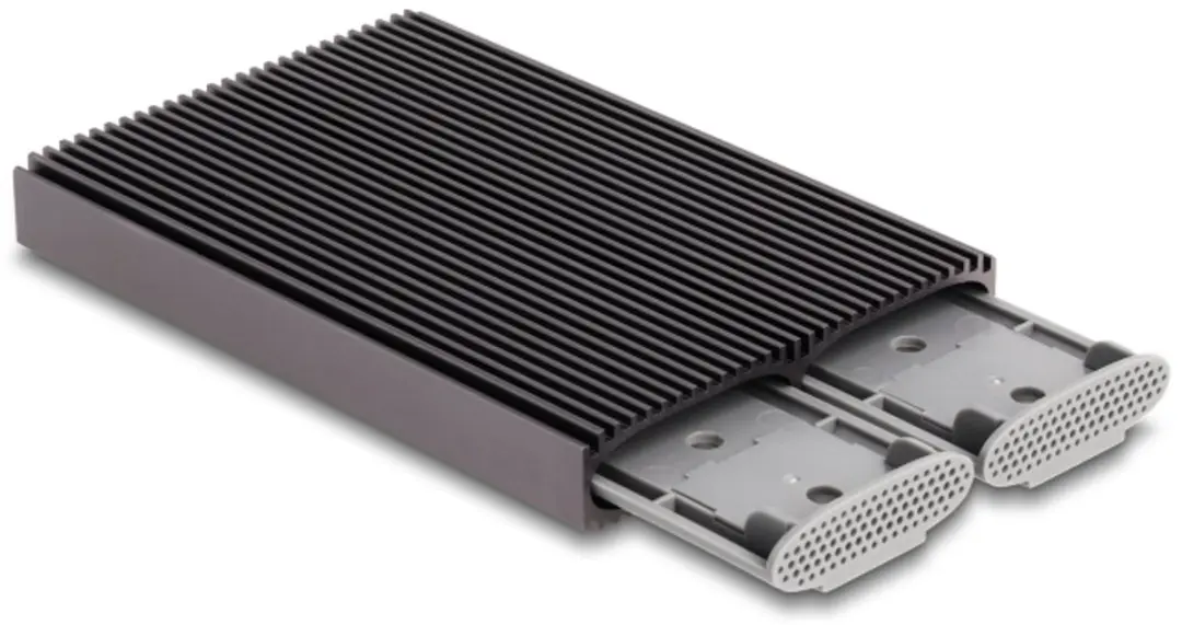 Delock Dual Combo M.2 NVMe/SATA Behuizing - USB Type-C - 2 Stuks