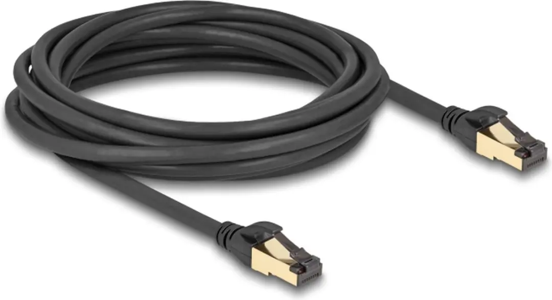Delock RJ45 Netwerkkabel Cat.6A S/FTP Zwart 5m - Cat.7 Industrie