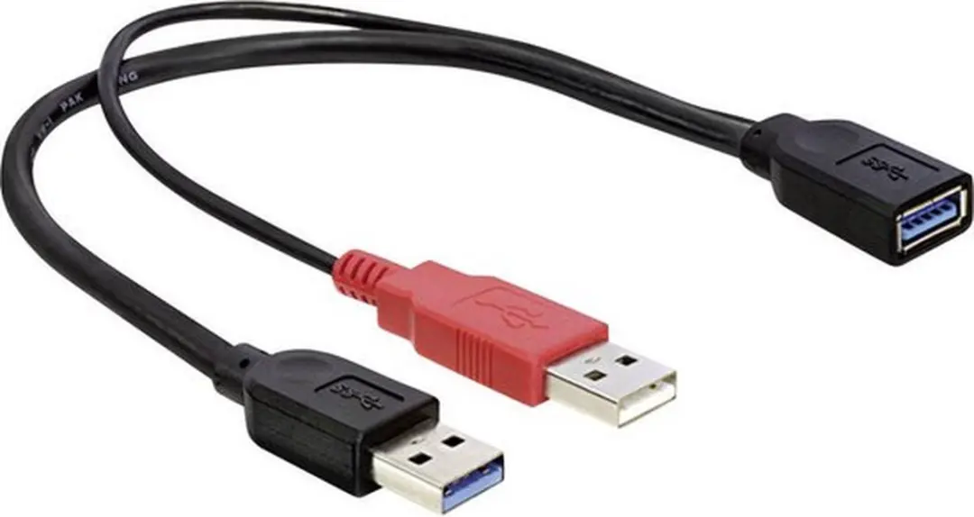 Delock USB-kabel 83176 - Zwart