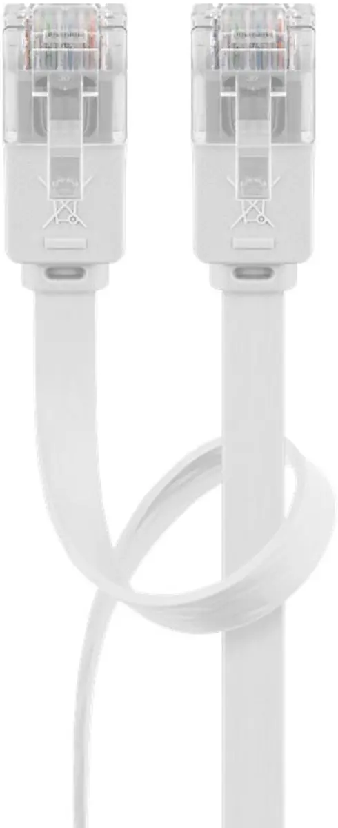 Goobay CAT6 Netwerkkabel RJ45 Wit 15m