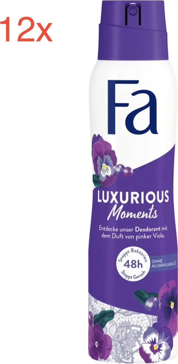 Fa Deodorant Luxurious Moments 150ml - 12 Stuks