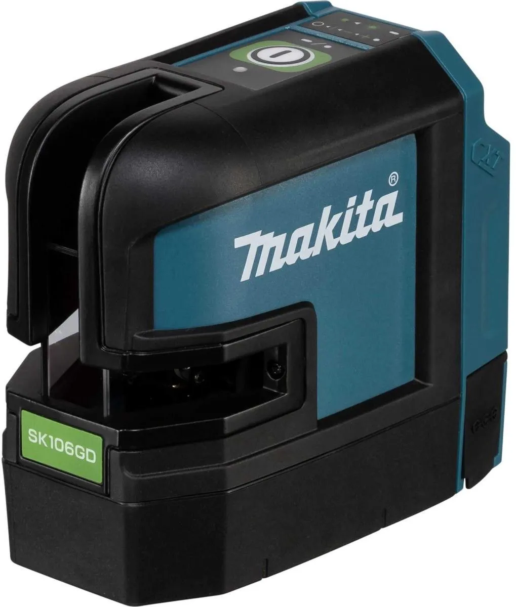 Makita SK106GDZ Kruislijn/Puntlaser Groen 12V - In tas