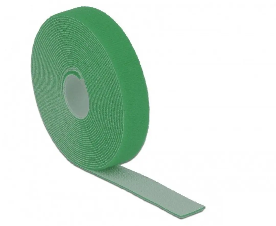 Delock Klittenband Rol 20mm Groen