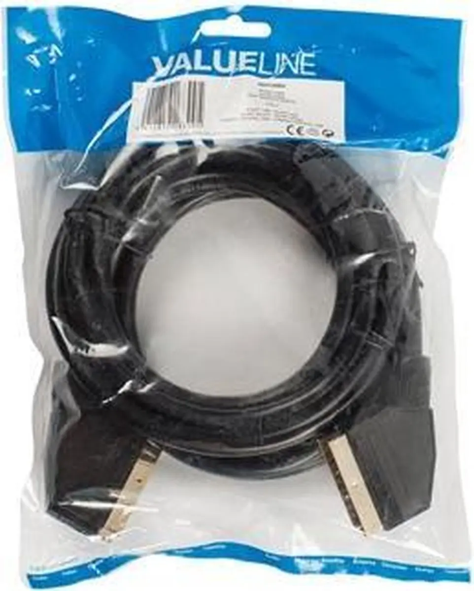 Nedis CVGT31000BK30 Scart-kabel 3,0m - Zwart - afbeelding 6 van 6