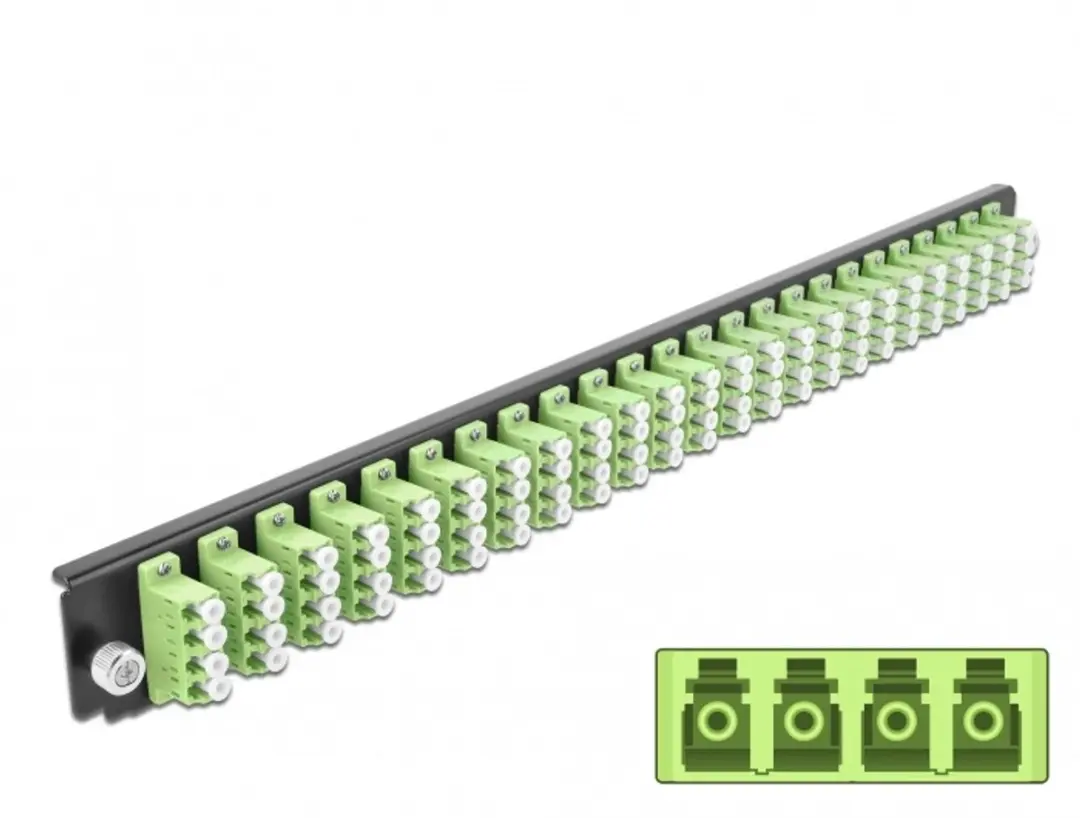 Delock 19" Splice Box Front Panel 24x LC Quad