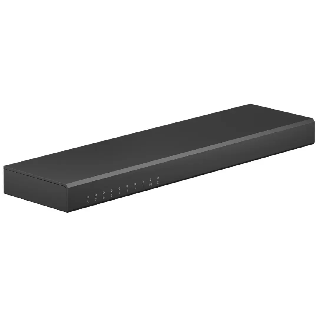 Goobay HDMI Splitter 1 naar 8 4K60Hz HDR