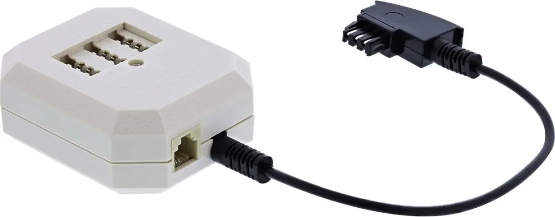 InLine TAE-adapter TAE-F naar RJ11 0,2m
