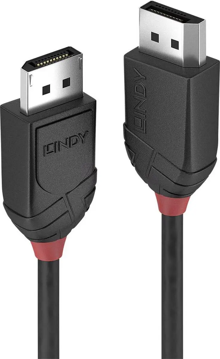 Lindy 36490 DisplayPort-kabel 0.5m - Zwart