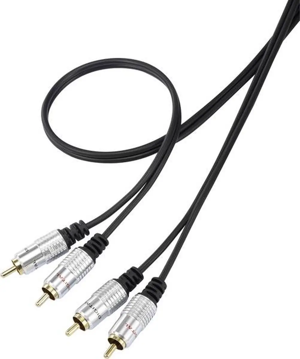 SpeaKa Professional SP-7870144 Cinch Aansluitkabel 1.00m