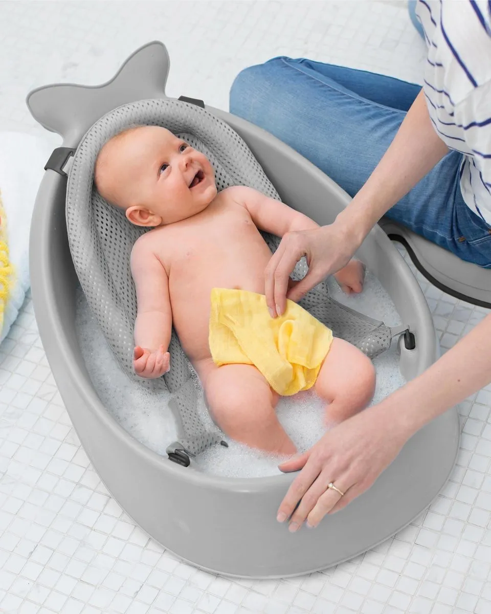 Skip Hop Moby Smart Sling 3-Stage Tub Babybadje - Grijs