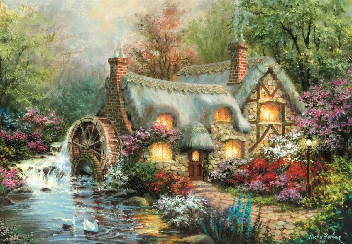 Clementoni Huis in het Bos Puzzel 1500 Stukken - Multicolor