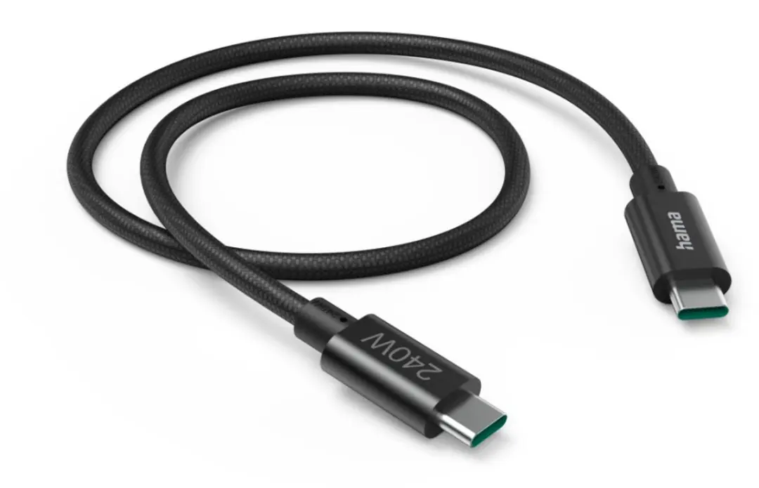 Hama USB-C Oplaadkabel 150cm 240W - Zwart