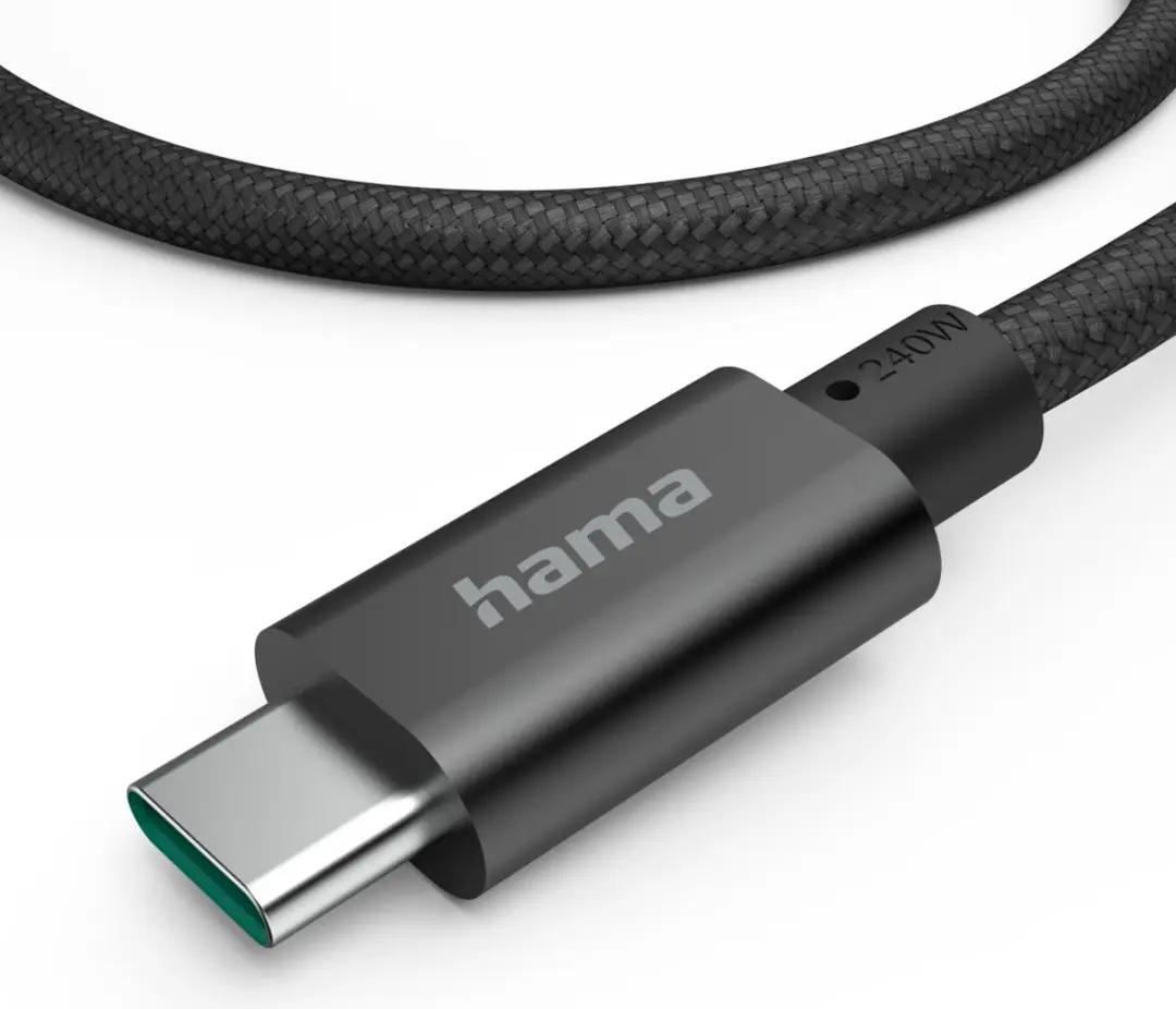 Hama USB-C Oplaadkabel 150cm 240W - Zwart - afbeelding 6 van 6