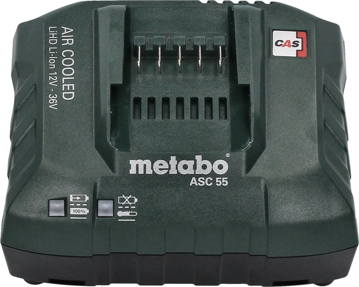Metabo 685136000 Starterset 18V - 2x Accu 4,0Ah/5,5Ah + Lader - afbeelding 4 van 6