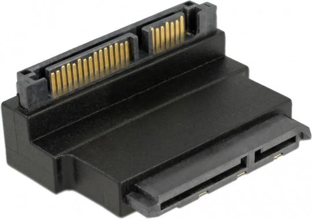 Delock SATA600 Adapter - 6 Gbit/s - Zwart