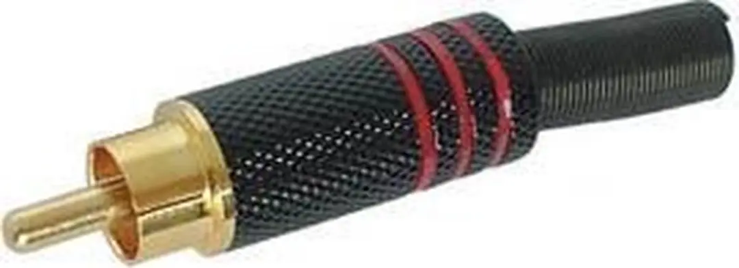 Velleman CA052R Mannelijke RCA Plug
