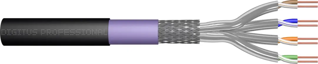 Digitus DK-1741-VH-1-OD Netwerkkabel CAT 7 S/FTP 100m - Zwart
