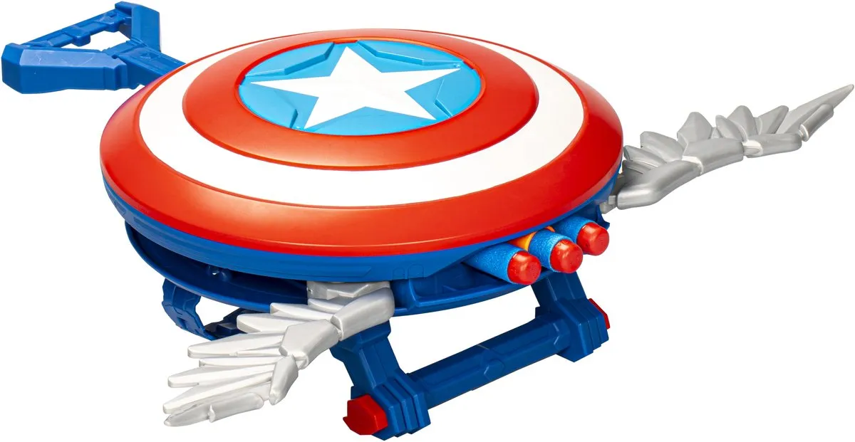 Hasbro Marvel Captain America Brave New World NERF Skyshot-blaster F9302EU4 - Meerkleurig