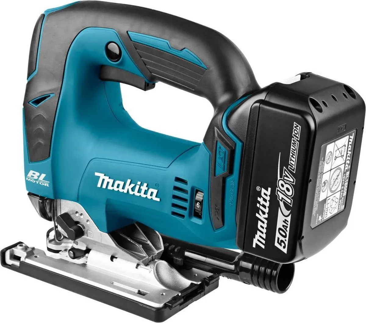 Makita DJV182RTJ Accu Decoupeerzaag 18V - 2 Accu's - afbeelding 6 van 6