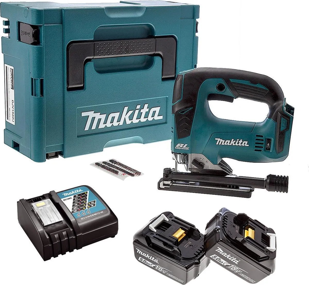 Makita DJV182RTJ Accu Decoupeerzaag 18V - 2 Accu's