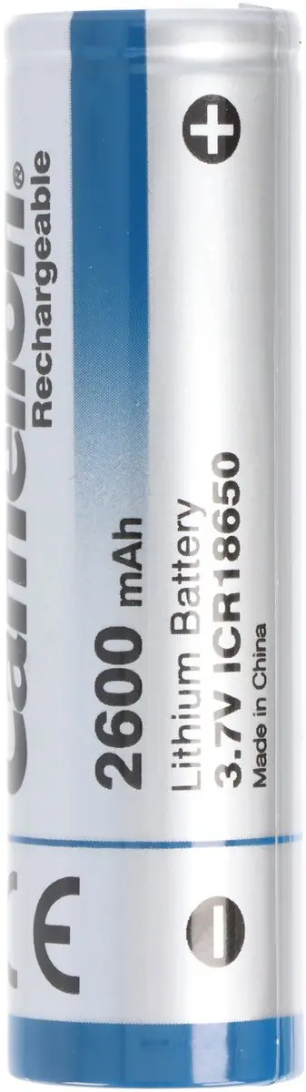 Camelion ICR18650 Li-Ion 2600mAh - Zilver