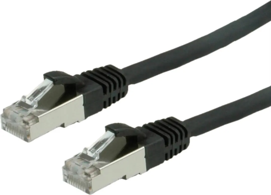 Value Patchkabel Cat.6 S/FTP LS0H 0,5m - Zwart