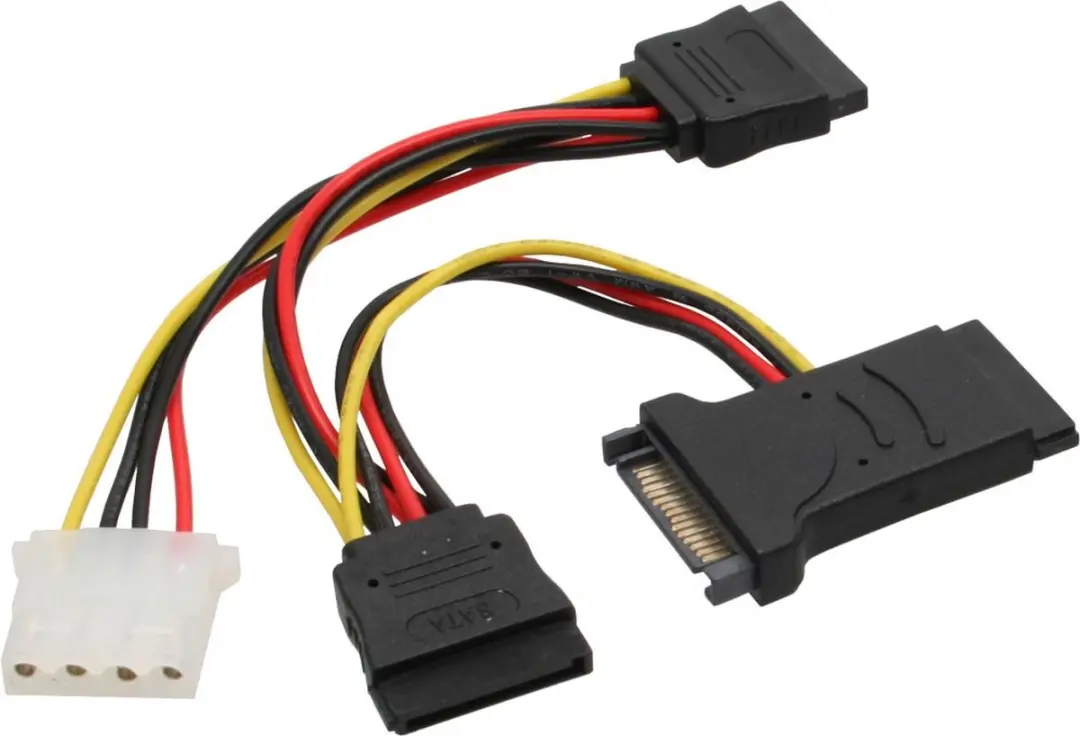 InLine SATA/Molex Splitter 0,15m