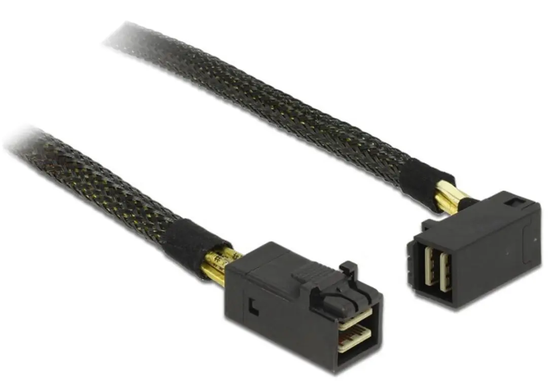 Delock Mini SAS HD SFF-8643 Hoekig 0,5m