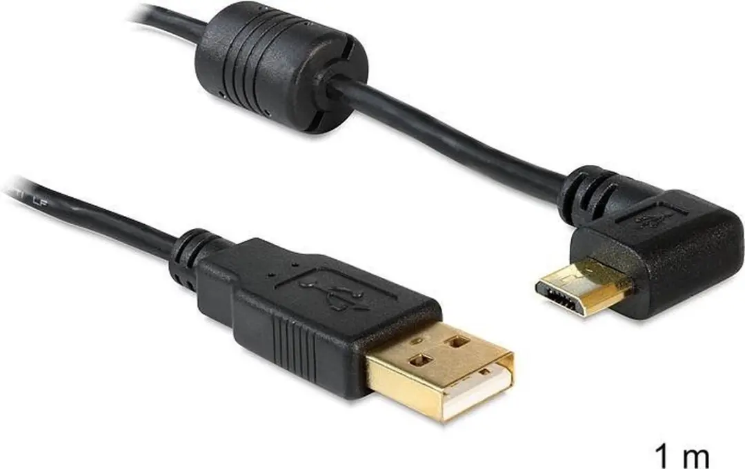 Delock USB 2.0 A Male naar Micro Male Kabel 1m