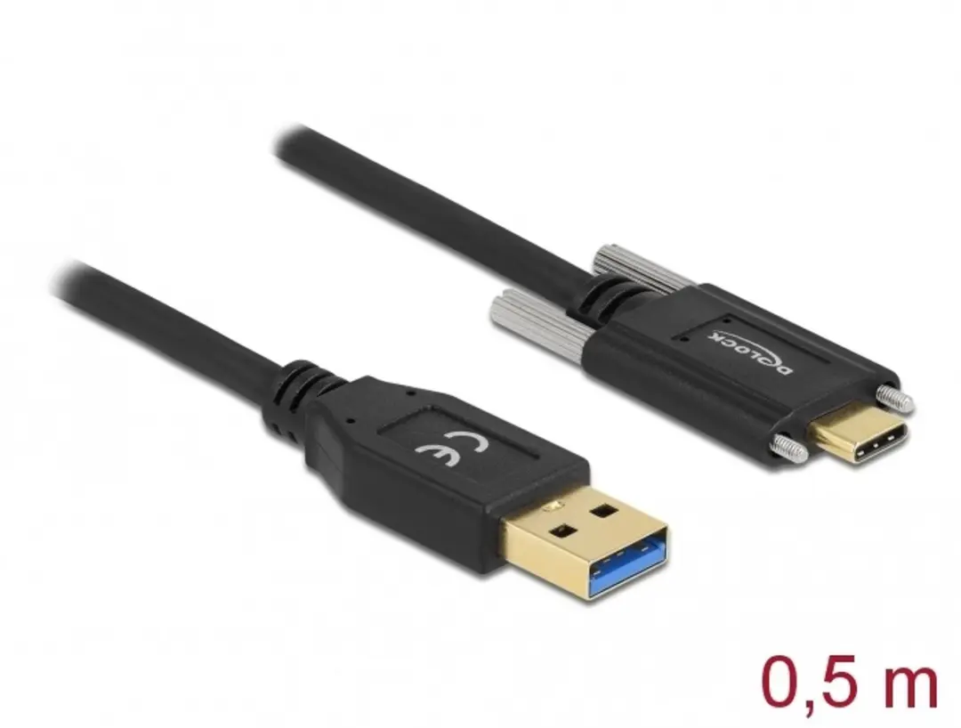 Delock USB 3.2 Gen 2 Type-A naar Type-C Kabel 10Gbps