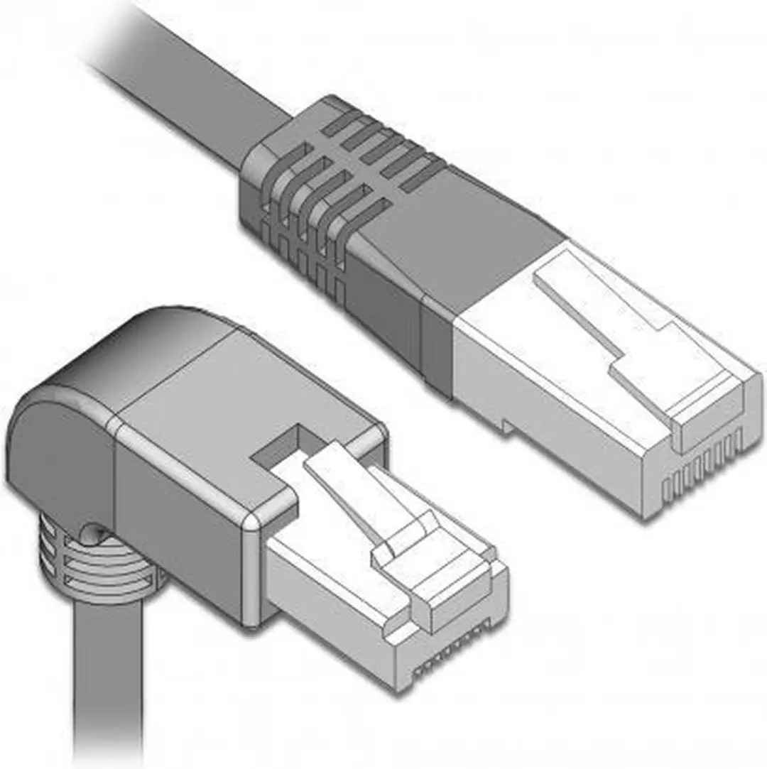 Delock S/FTP CAT6 Netwerkkabel 0,5m - Grijs